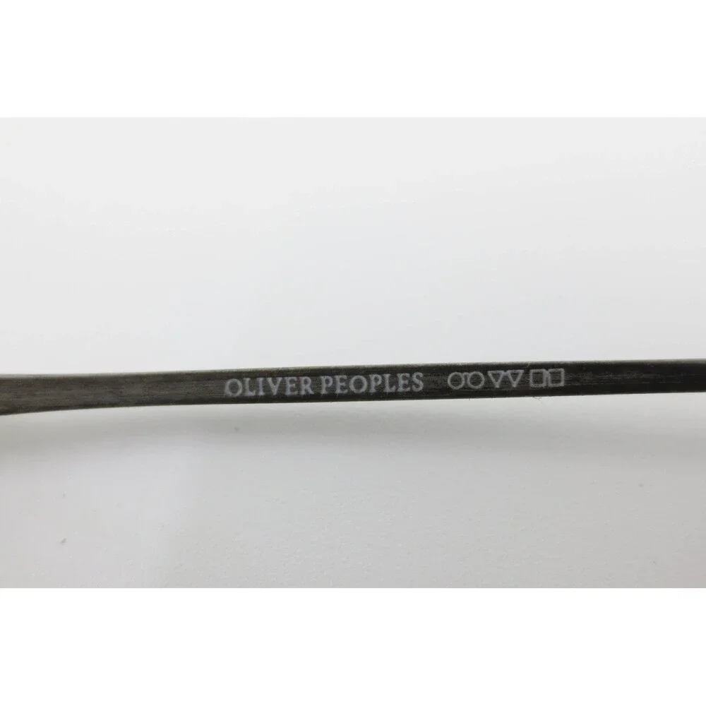 Oliver Peoples OP-557 Oval Eyeglasses Antique Silver Metal Frame Demo Lenses